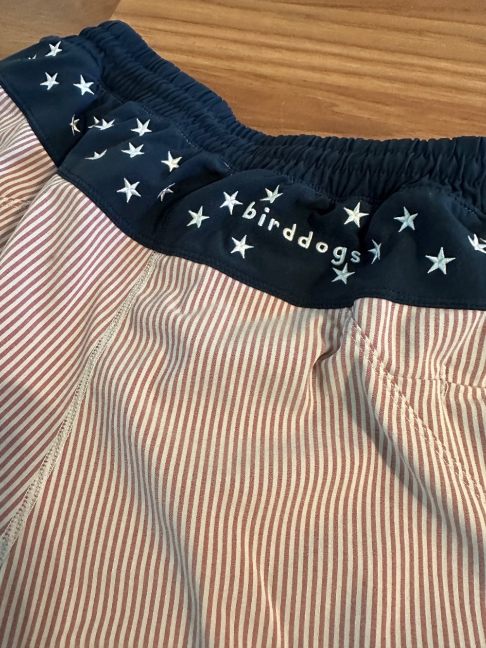 Birddogs Gym Shorts Patriotic USA Flag America Men's Medium - Picture 5 of 5